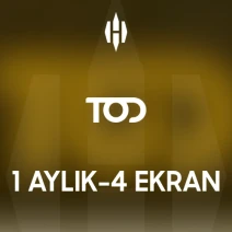 TOD TV Süper Lig Paketi 1 Ay (4 Ekran)