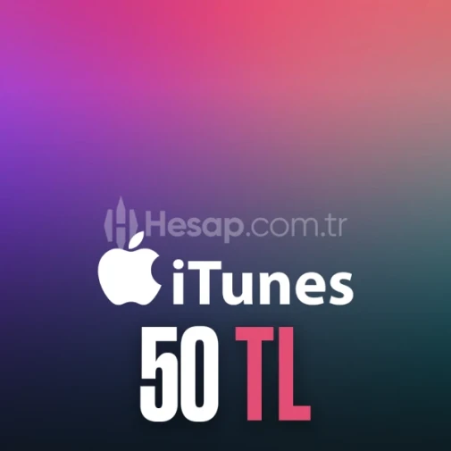 50 TL iTunes Apple Store Bakiye