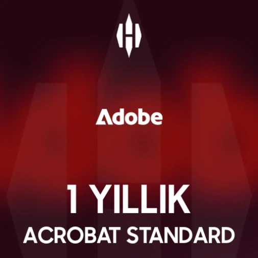 Adobe Acrobat Standard 1 Yıllık Dijital Lisans