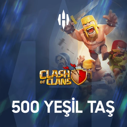 Clash Of Clans 500 Yeşil Taş