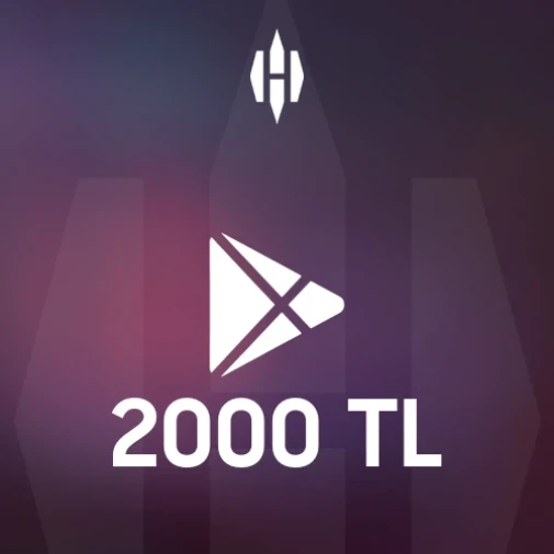 Google Play 2000 TL Hediye Kartı