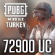 PUBG Mobile 72900 UC
